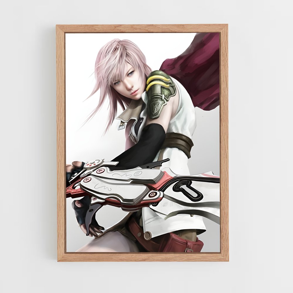 Poster Sword of Fuchsia – affiche Final Fantasy (vue 4)